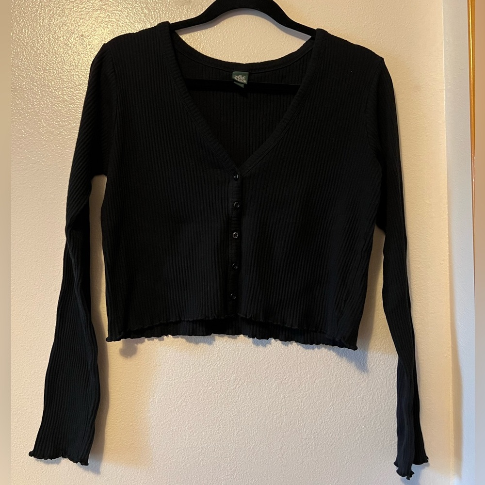 Wild Fable Long Sleeve Cropped Top